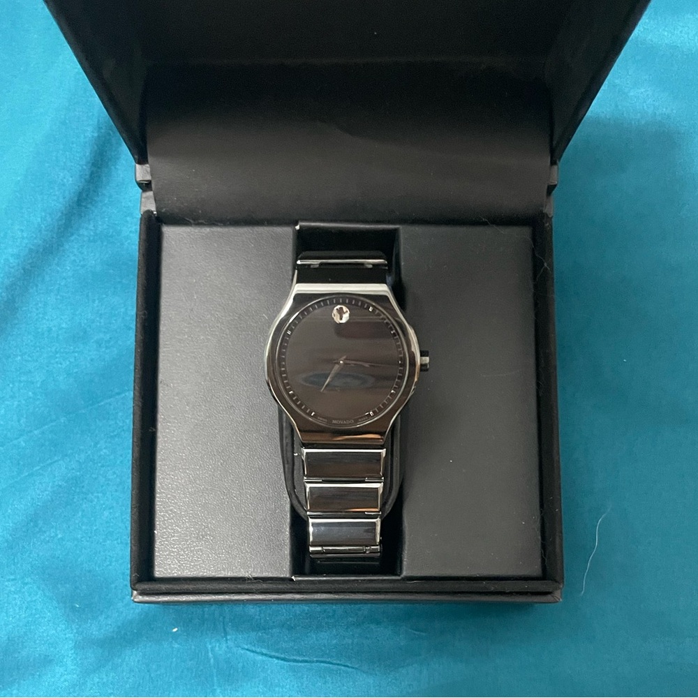 Movado Ceramico Watch - Black 0607047